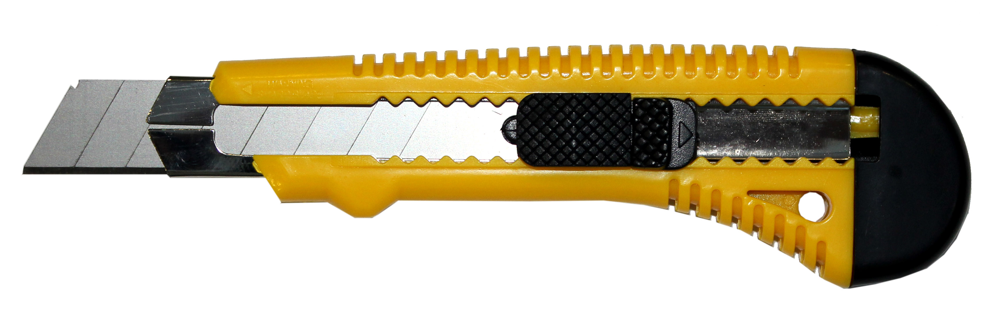 Нож Bohrer с выдвижными лезвиями 18 мм усиленный с металл. направляющей (сталь SK4) - фото